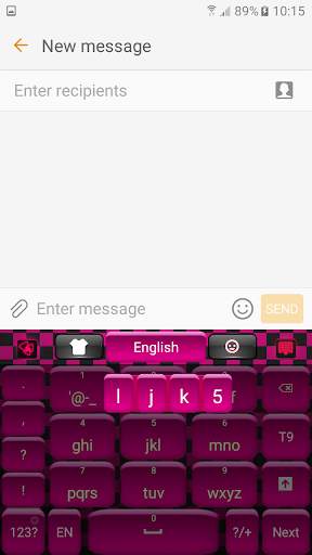 Black and Pink Keyboard screenshot 5