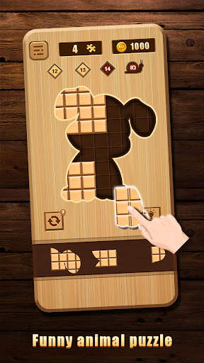 Wood Block-Block Puzzle Jigsaw screenshot 1