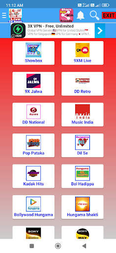 Live TV India All Channel स्क्रीनशॉट 2