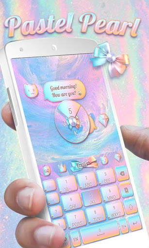 Pastel Pearl GO Keyboard Theme screenshot 3