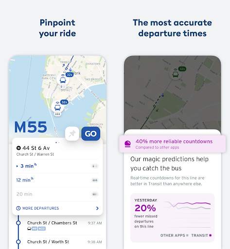 Transit: Bus & Subway Times screenshot 2