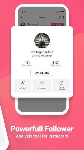 Followers & Unfollowers स्क्रीनशॉट 5