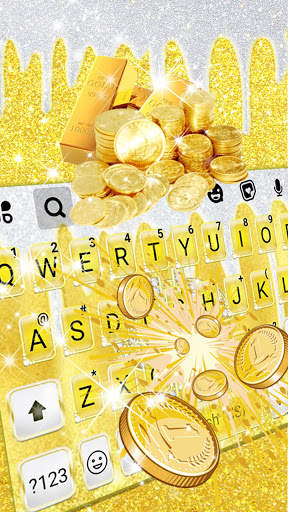 ثيم لوحة المفاتيح Golden Dollar Sign 3 تصوير الشاشة