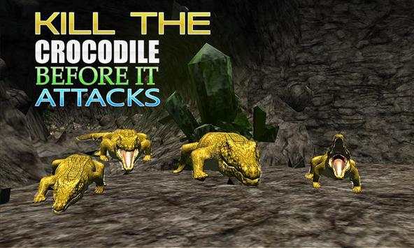 3D Angry Crocodile Hunter Sim screenshot 4
