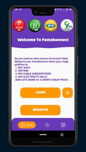 FAMZKONNECT - CHEAP MTN, AIRTEL GLO & 9MOBILE DATA screenshot 2
