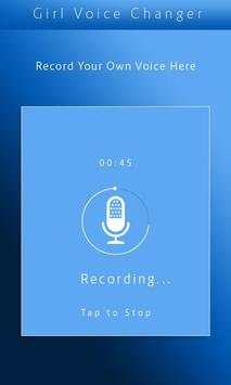 Voice Changer to Girl Voice Effect screenshot 2