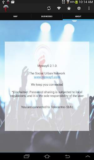 Mywayfi, shared and free WiFi screenshot 3