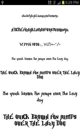 Goth Fonts Message Maker screenshot 1