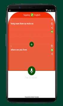 English to Tagalog Voice Translator screenshot 2