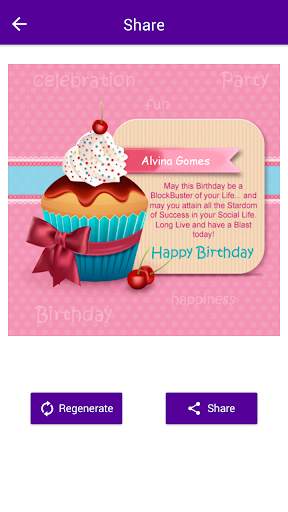 Name on Birthday Card скриншот 4