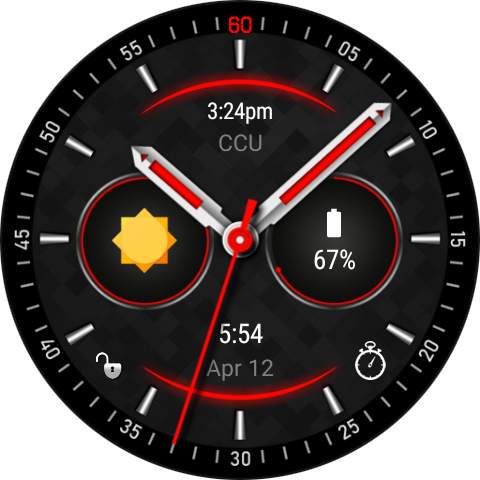 Fusion Watch Face & Clock Live Wallpaper 27 تصوير الشاشة