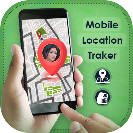 Live mobile location tracker icon