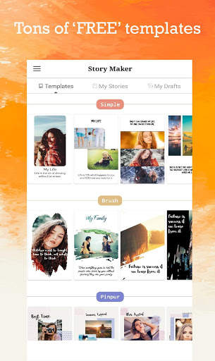 Story Templates - Instagram & WhatsApp Story Maker screenshot 1