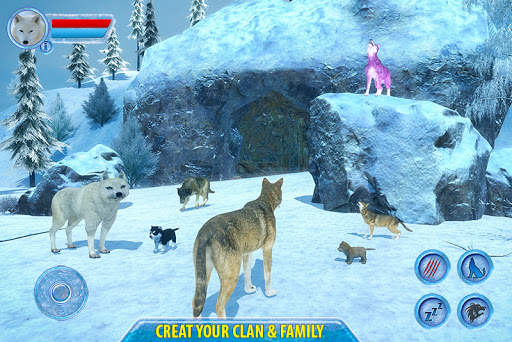 Arctic Wolf Sim 3D screenshot 1