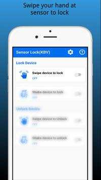 Shake to lock and shake to unlock mobile screen screenshot 2