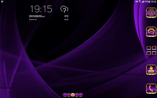 Abstract Violet Go Launcher theme screenshot 13