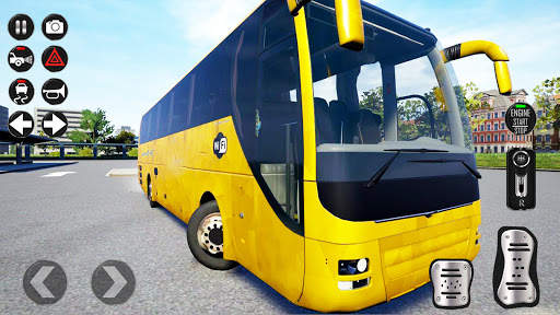 Usa Bus Simulator 2021 Coach Bus Driving Car Games screenshot 1