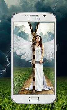 Angel Zipper Screen - Lock app screenshot 3