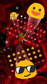 Beautiful Shiny Red Roses Keyboard screenshot 3