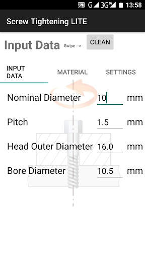 Screw Tightening LITE screenshot 1