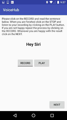 VoiceHub - Help Teach Machines How to Listen screenshot 1