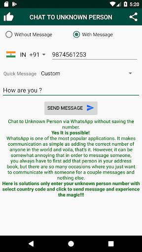 Chat to Unknown Person/Contact | Chat Via Whatsapp screenshot 6