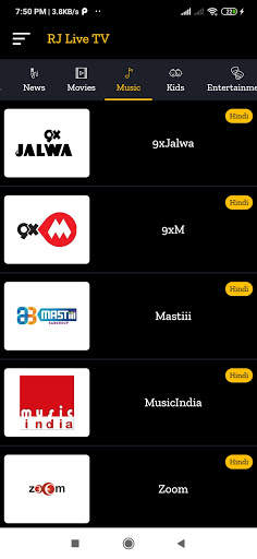 RJ Live Tv : Watch Free Live TV Channels screenshot 3