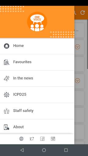 UNFPA One Voice Mobile screenshot 4