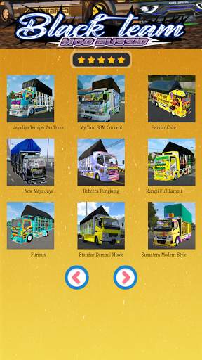 Mod Bussid Black Team screenshot 4