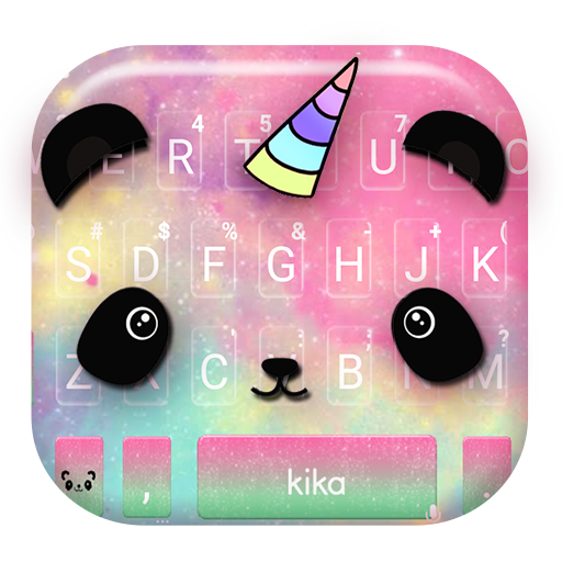 Cartoon Unicorn Panda Keyboard Theme icon