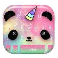 Cartoon Unicorn Panda Keyboard Theme