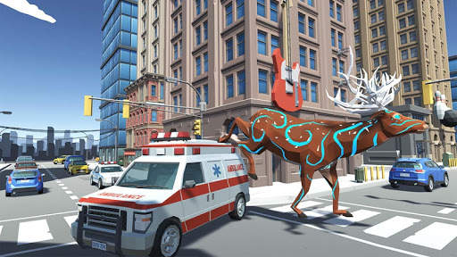 Deer Simulator Animal City screenshot 2