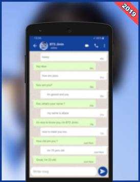 Chat Messenger ; BTS Jimin screenshot 4