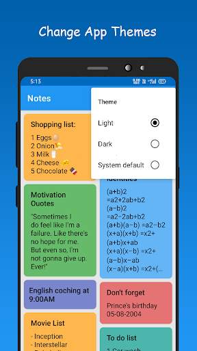 Notes app - Color Note, Dark Theme, Notepad, List 6 تصوير الشاشة