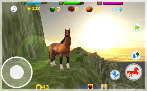 Horse Simulator 3d Animal Game: horse adventure screenshot 15