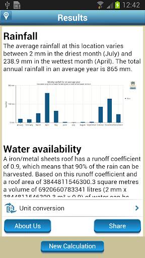 Rainwater Harvesting Tool screenshot 6