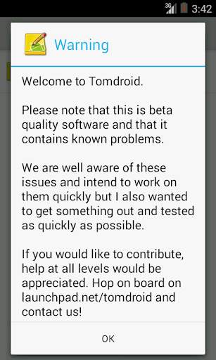 Tomdroid notes स्क्रीनशॉट 5