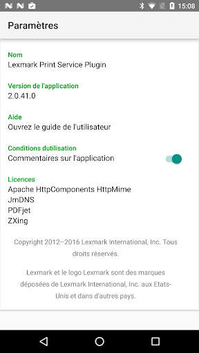 Lexmark Print Service Plugin screenshot 7