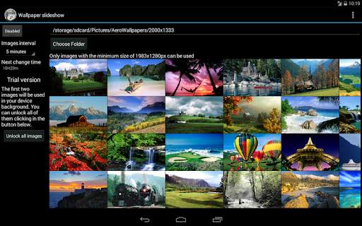 Wallpaper slideshow screenshot 5