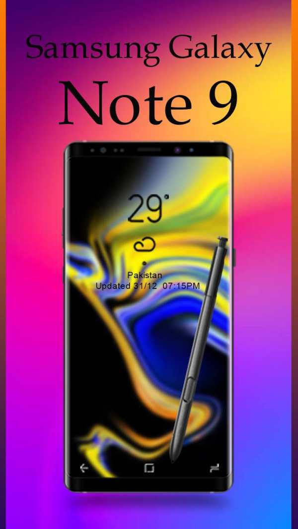 Themes for Note 9: Samsung galaxy note 9 launcher 1 تصوير الشاشة