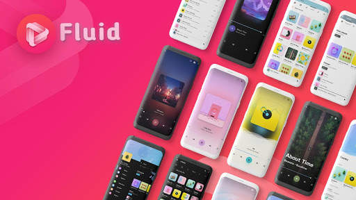Fluid: Mp3 music player with floating widget screenshot 1