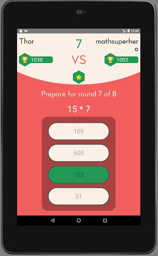 Math Warriors: 1vs1 game in real time screenshot 10