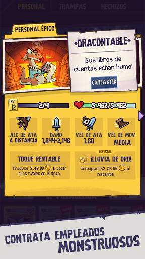 Dungeon Inc.: Idle de clics screenshot 2