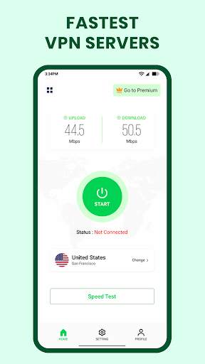 VPN proxy - Secure Turbo VPN screenshot 1