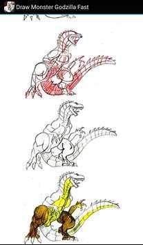 Draw Monster King Godzilla screenshot 3