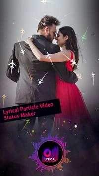 Lyrical Particle Video Status Maker 1 تصوير الشاشة