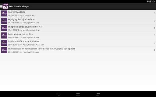 FHICT Mobile - Fontys ICT screenshot 7