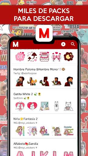 Memetflix Stickers animados screenshot 9