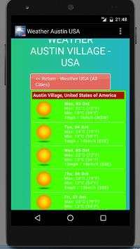 Weather Austin USA screenshot 1