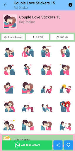 Love Stickers For WhatsApp screenshot 7